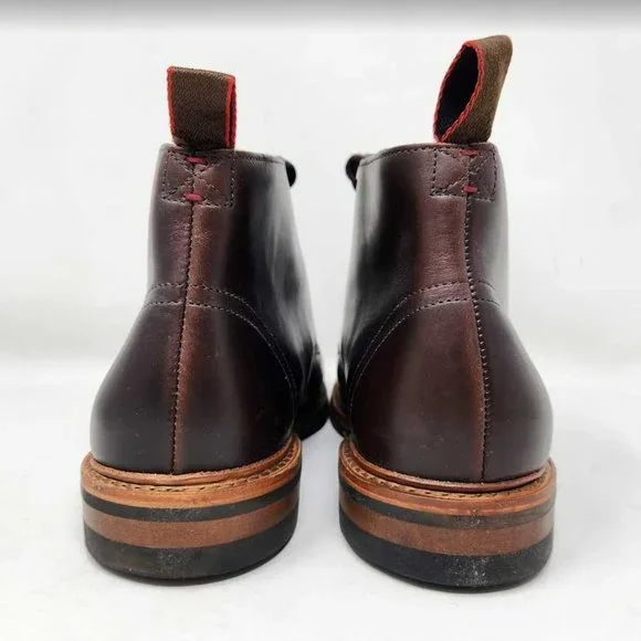 Men's 8 3E Allen Edmonds Patton weatherproof oxford bootsbrown 8 X-Wide